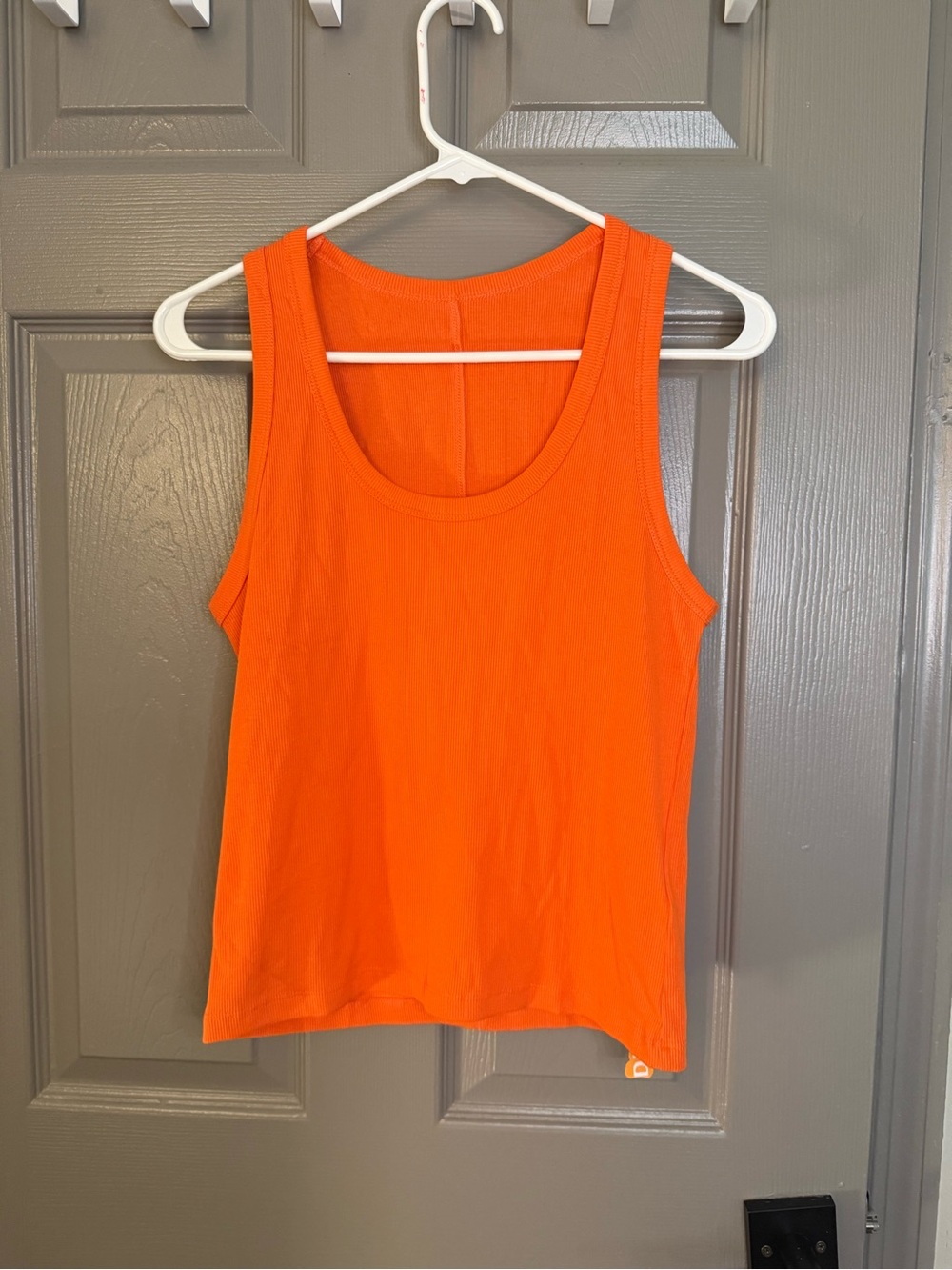 Women’s Orange Tank Top - Classic Scoop Neck